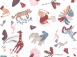 Cotton fabric ex2228 savannah animals