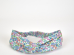 crossed headband pastel fleuri