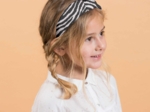 Large Crossed Headband zèbre