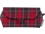 Glasses case tartan rouge