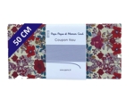 Coupon tissu 50 cm poppy