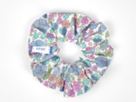 Small scrunchie pastel fleuri