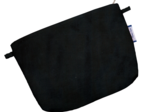 Tiny coton clutch bag black velvet