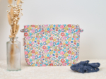Coton clutch bag mille et une fleurs