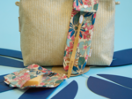 Toothbrush bag cerise en fleur