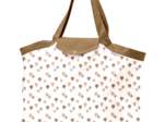 Tote bag with a zip montgolfiere