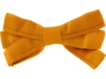 Ribbon bow hair slide ochre