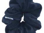 Scrunchie navy velvet