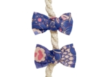 Small bows hair clips lavandula