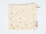 Makeup Remover cotton gaze pois or écru
