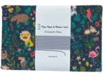 1 m fabric coupon exotic animals
