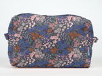 Rectangular toiletry bag monet lilas