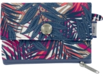 zipper pouch card purse tropical fire