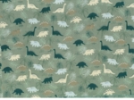 Coupon tissu 50 cm jurassic dino
