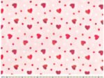 Coated fabric ex2306 red hearts