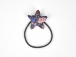 Pony-tail elastic hair star monet lilas