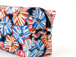 Rectangular toiletry bag anémones rayées