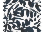 Cotton fabric chinese ink foliage 