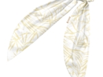 Long tail scrunchie ramage gold