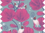 Coupon tissu 50 cm ex2248 raspberry bird