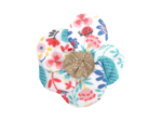 Mini Flower petal hair slide champêtre bleuté