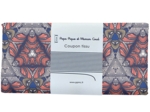 Coupon tissu 50 cm ex2414 coral ethnic