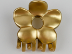 Large Flower Hair Clip satin gold