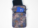 Quilted phone pocket monet lilas