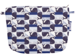 Coton clutch bag baleino bleu