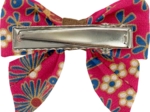 Mini bow tie clip badiane framboise