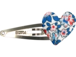 Heart hair-clips flowered london
