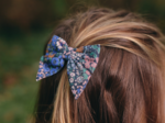 Bow tie hair slide monet lilas