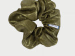 Scrunchie olive lurex