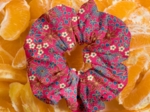 Scrunchie badiane framboise