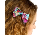 Bow tie hair slide kokeshis