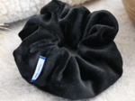 Scrunchie black velvet