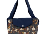 Tote bag with a zip kaléidoscope