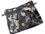 Mini Pleated clutch bag flocon doré