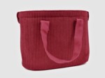 Cooler bag burgundy large corduroy