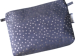 Tiny coton clutch bag silver star jeans