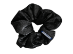 Scrunchie suédine pailletée argent