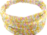 Headscarf headband- Baby size mimosa jaune rose