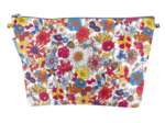Cosmetic bag with flap tutti fleuri