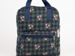 Gaby small backpack tartan fleuri