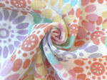 Cotton Fabric ex2636 pop floral gauze