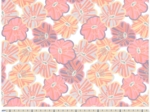 1 m fabric coupon ex2540 pastel striped anemones
