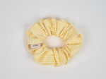 Small scrunchie yellow stripes