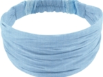 Headscarf headband- child size oxford blue