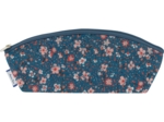 Pencil case fleuri nude ardoise