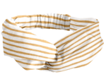 crossed headband rayé or blanc